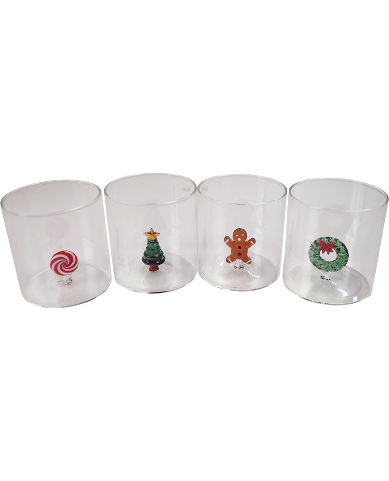 Wreath 250ml 4 Glass Boxed Set