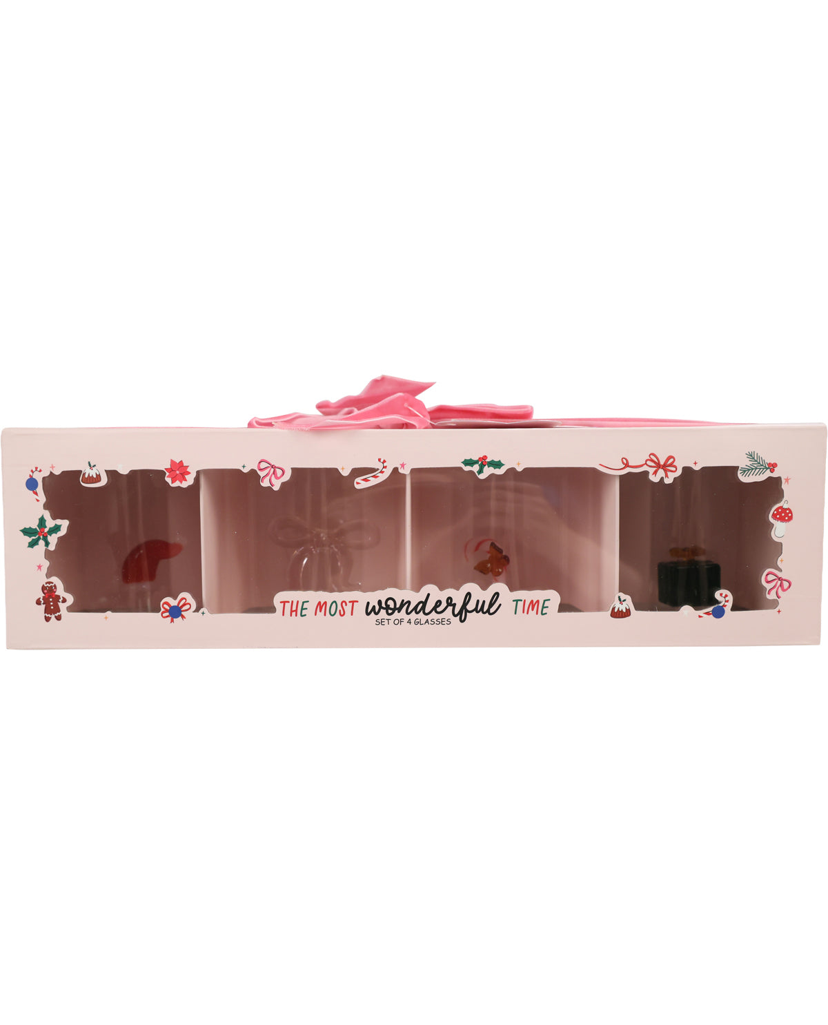 Gingerbread 250ml 4 Glass Boxed Set