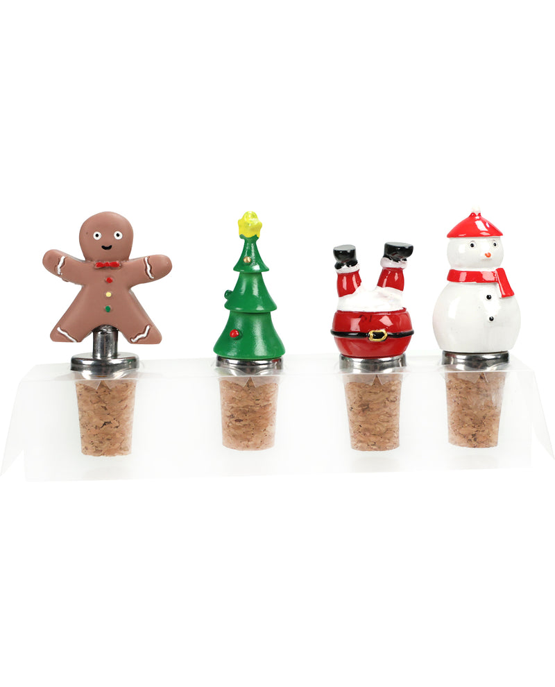 Ribbon Set of 4 Wine Stopper