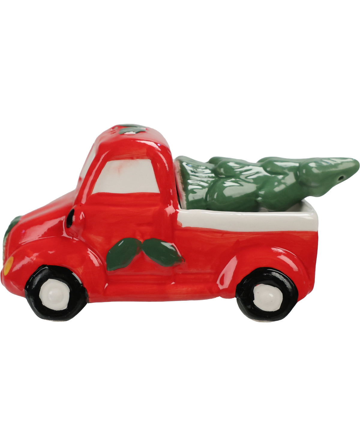 Christmas Tree Truck Salt & Pepper Shakers