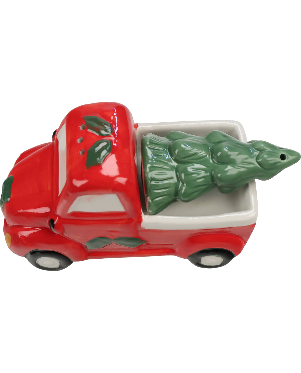 Christmas Tree Truck Salt & Pepper Shakers