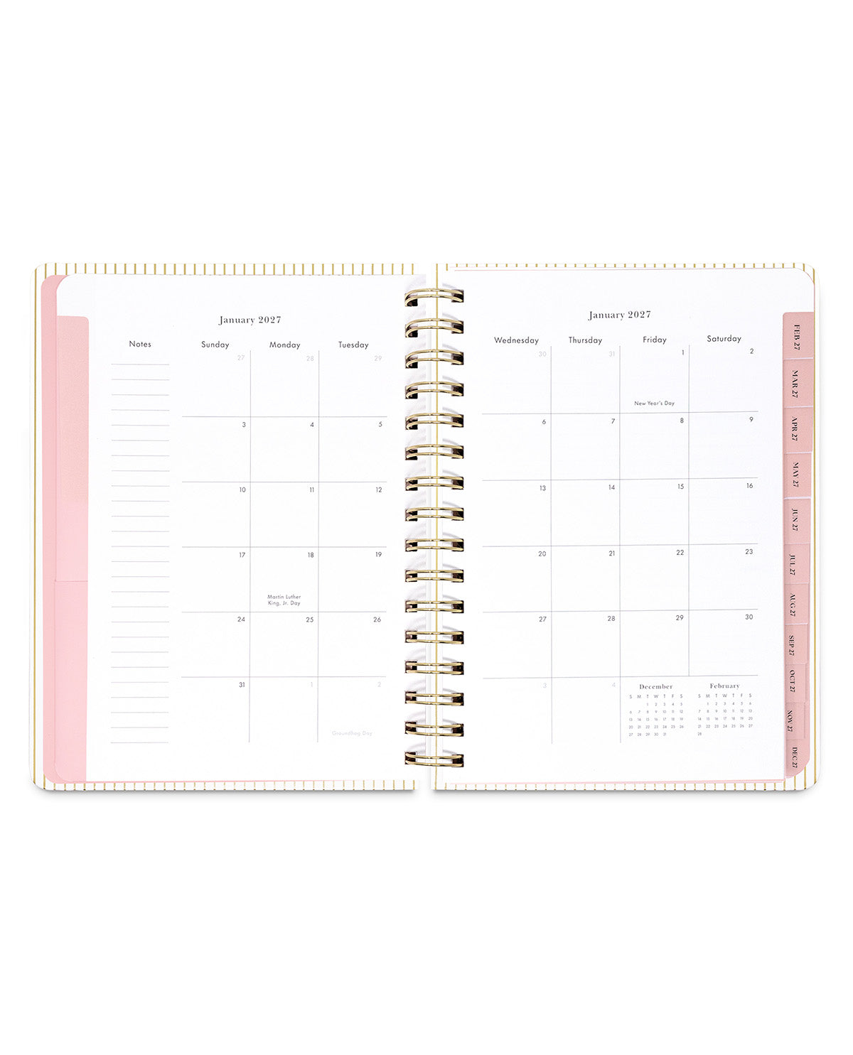 Kate Spade 12 Month Gold Stripe Planner