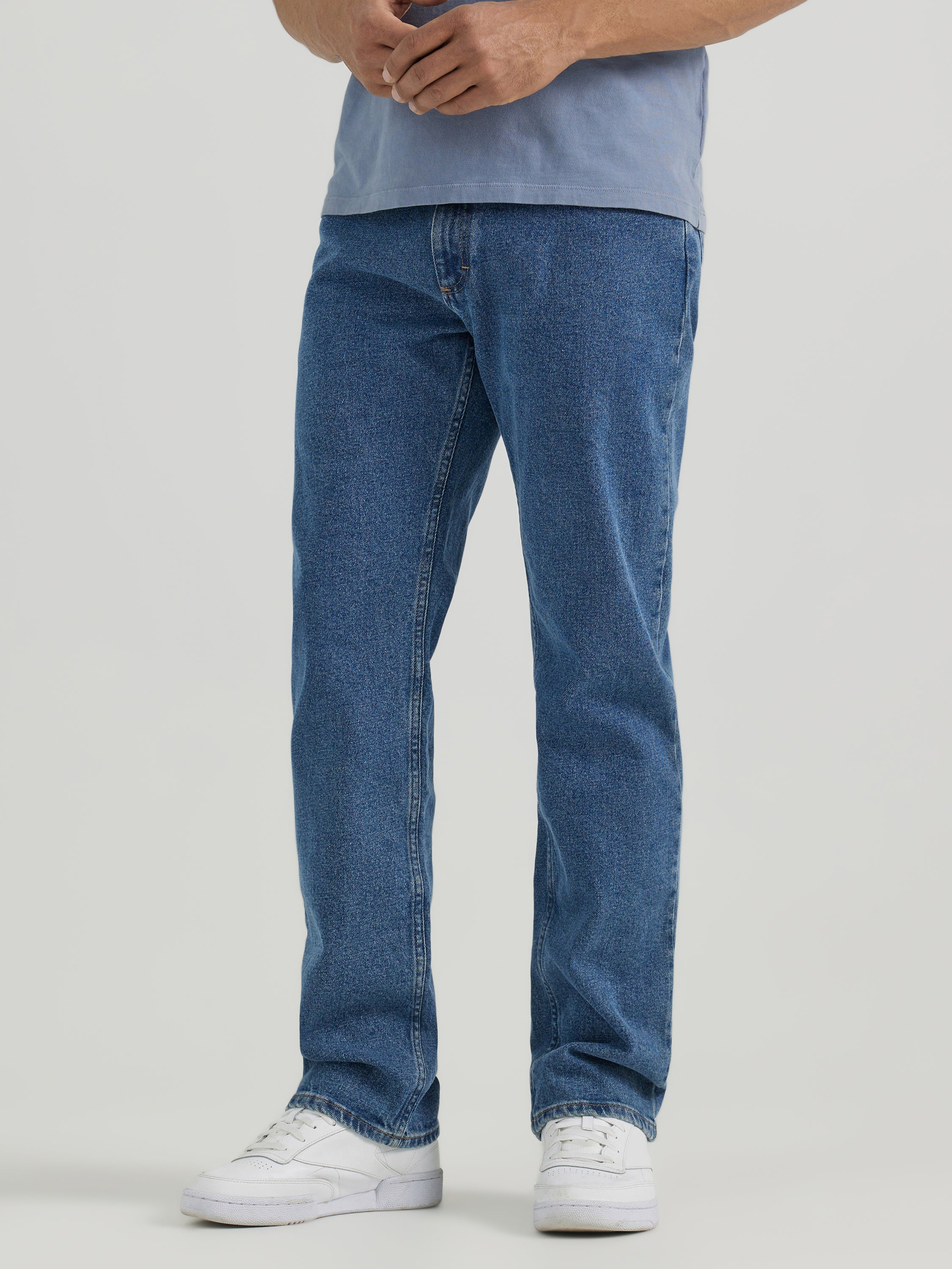 Wrangler deals men's 5 star straight fit jean with flex