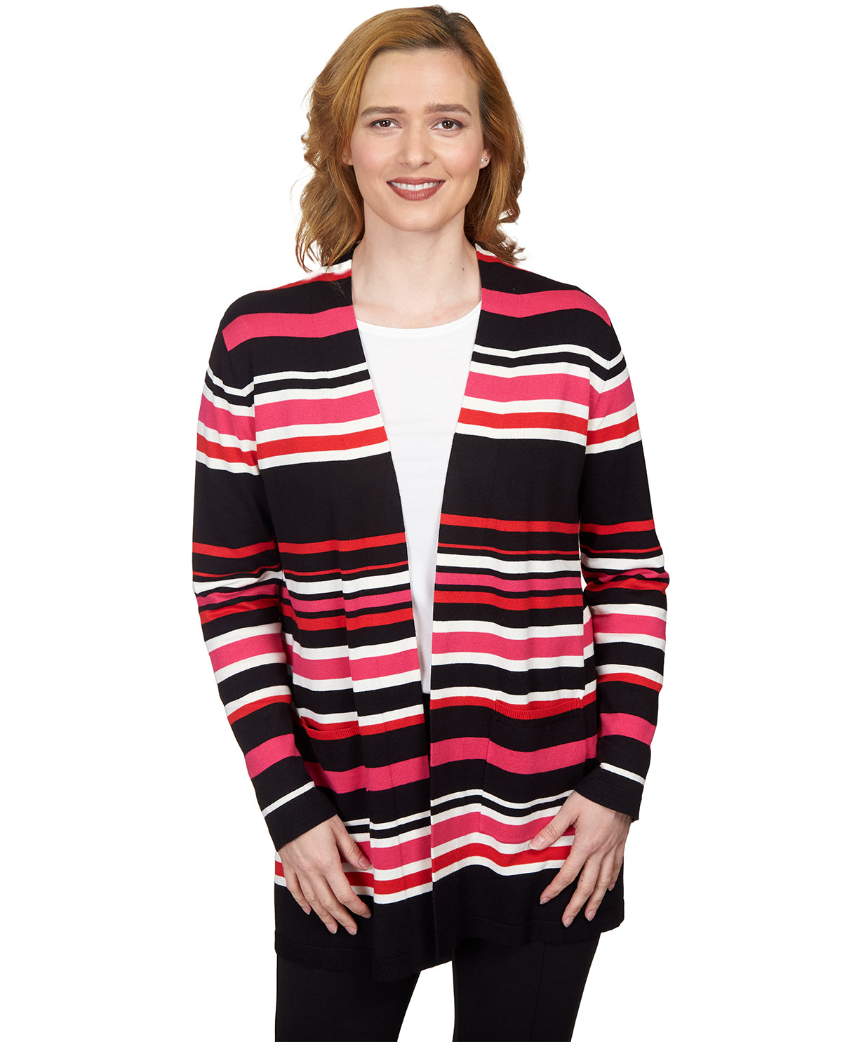 Ruby Road Key Items Colorblock Cardigan