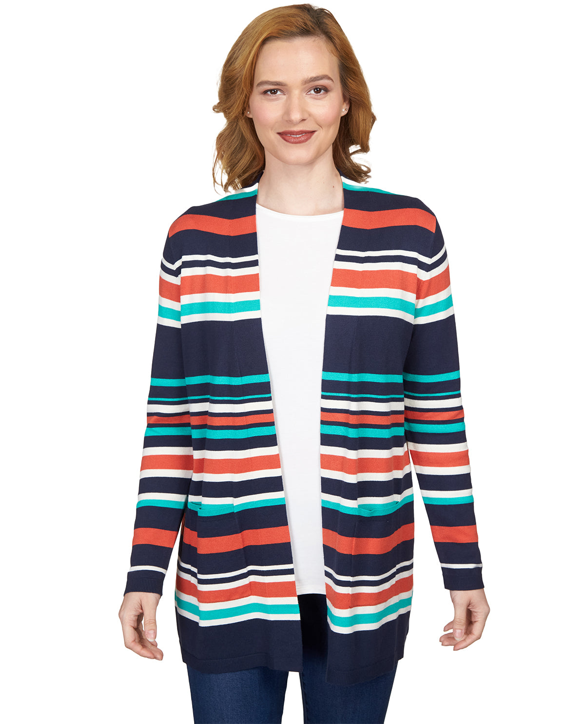 Ruby Road Key Items Colorblock Cardigan