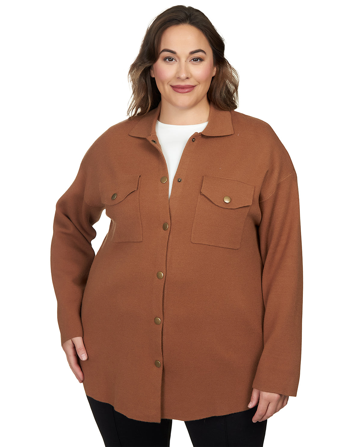 Ruby Road Plus Collar Sweater Jacket
