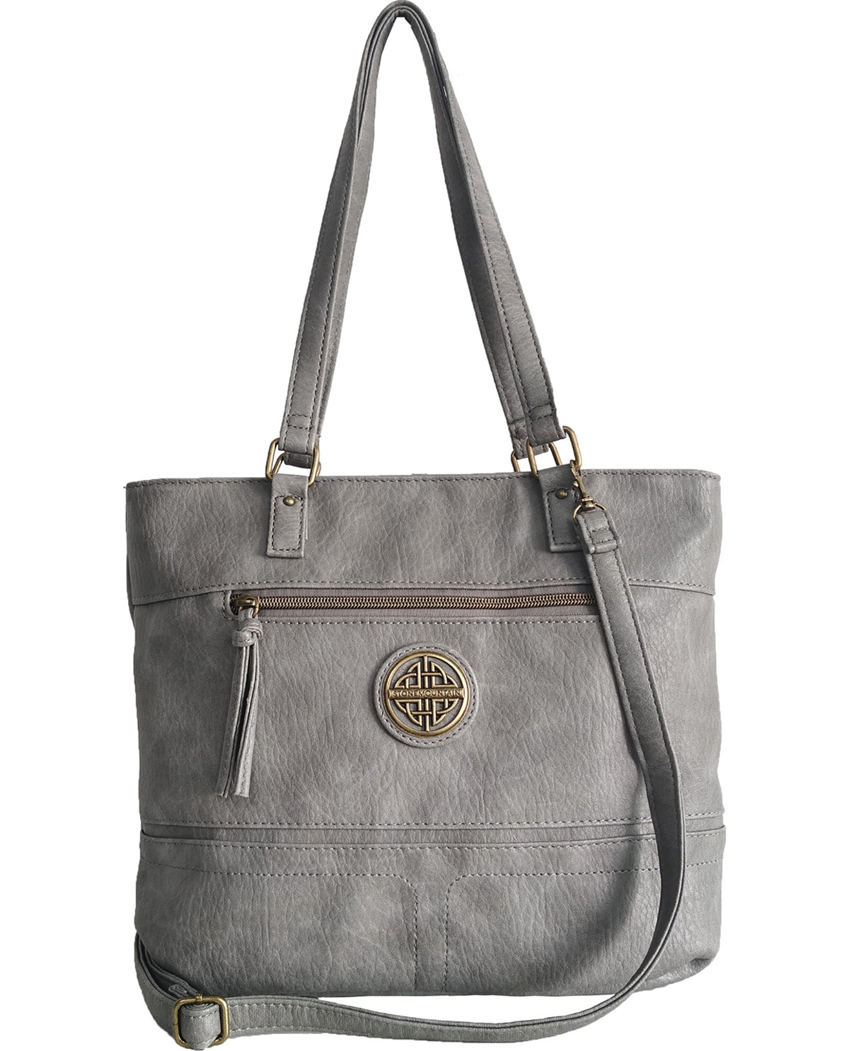 Stone Mountain River Vinyl Tote Bag