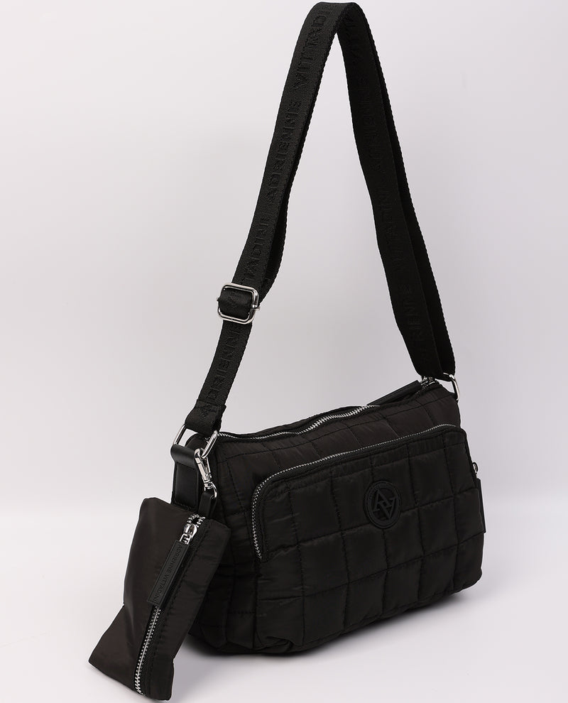 Adrienne Vittadini Jessie Nylon Top Zip Crossbody