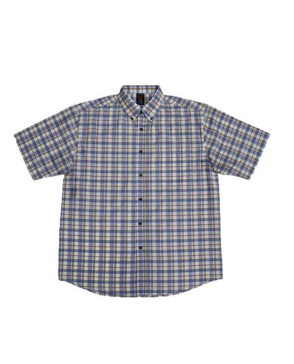 Walnut Creek Short Sleeve Plaid Top
