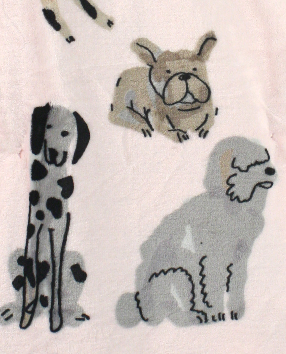 Abstract Dogs Hanging Throw