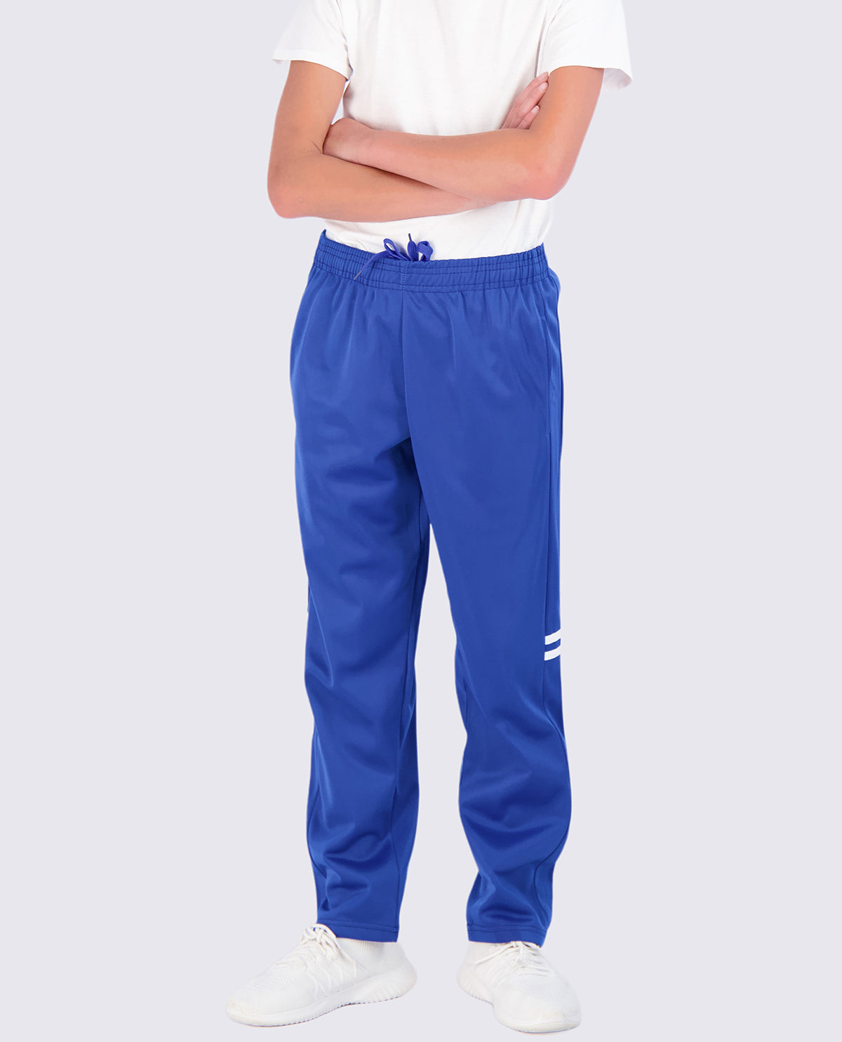 Real Essentials Boys' Tricot Open Bottom Fleece-Lined Sweatpants with Pockets