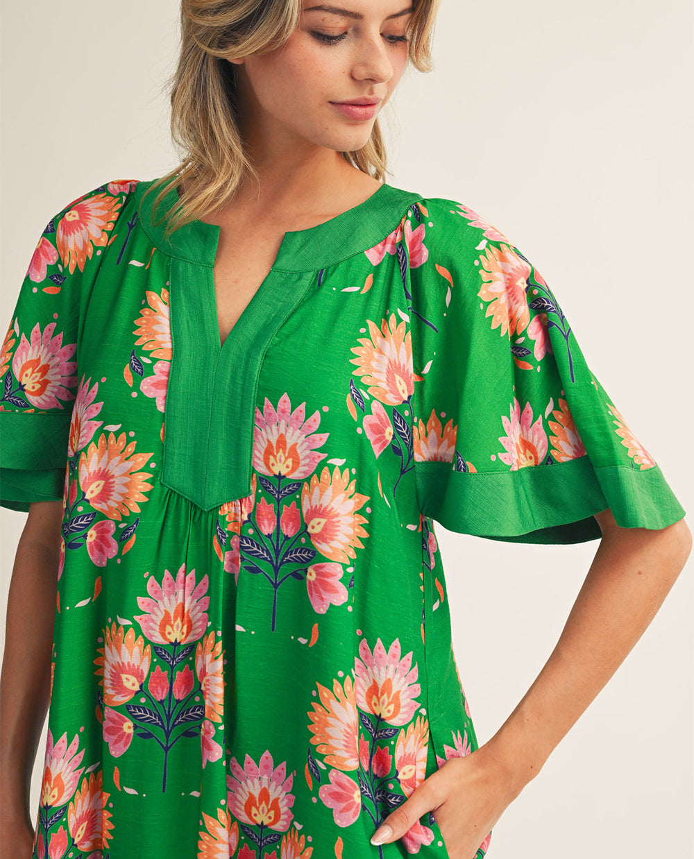 green ruched one shoulder dress PRETTYGARDEN Midi Dresses for Women Summer, Army Green,S Decades > 1990s