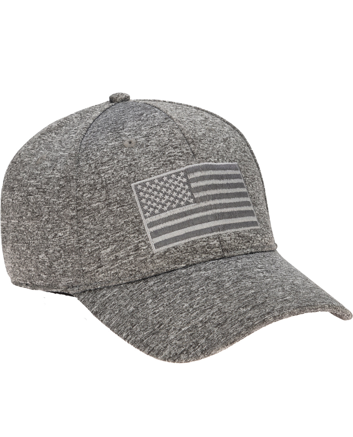 USA Flag Performance Snap Back Cap Grey
