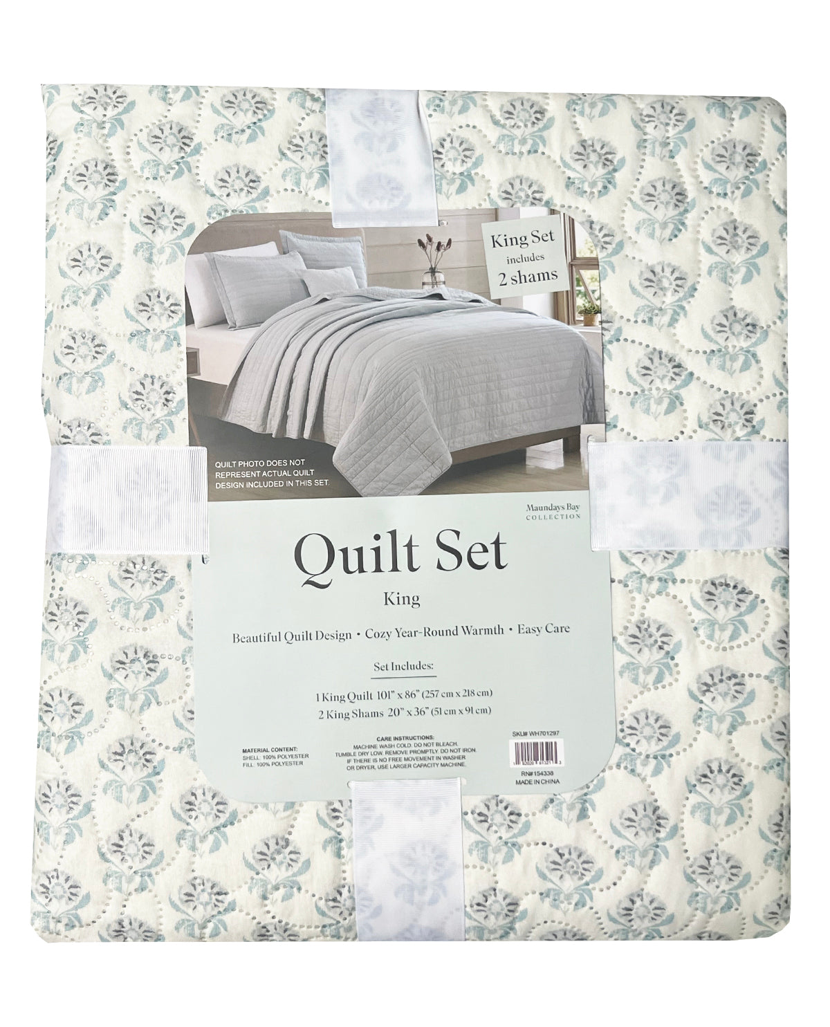 3pc Pinsonic Quilt Set