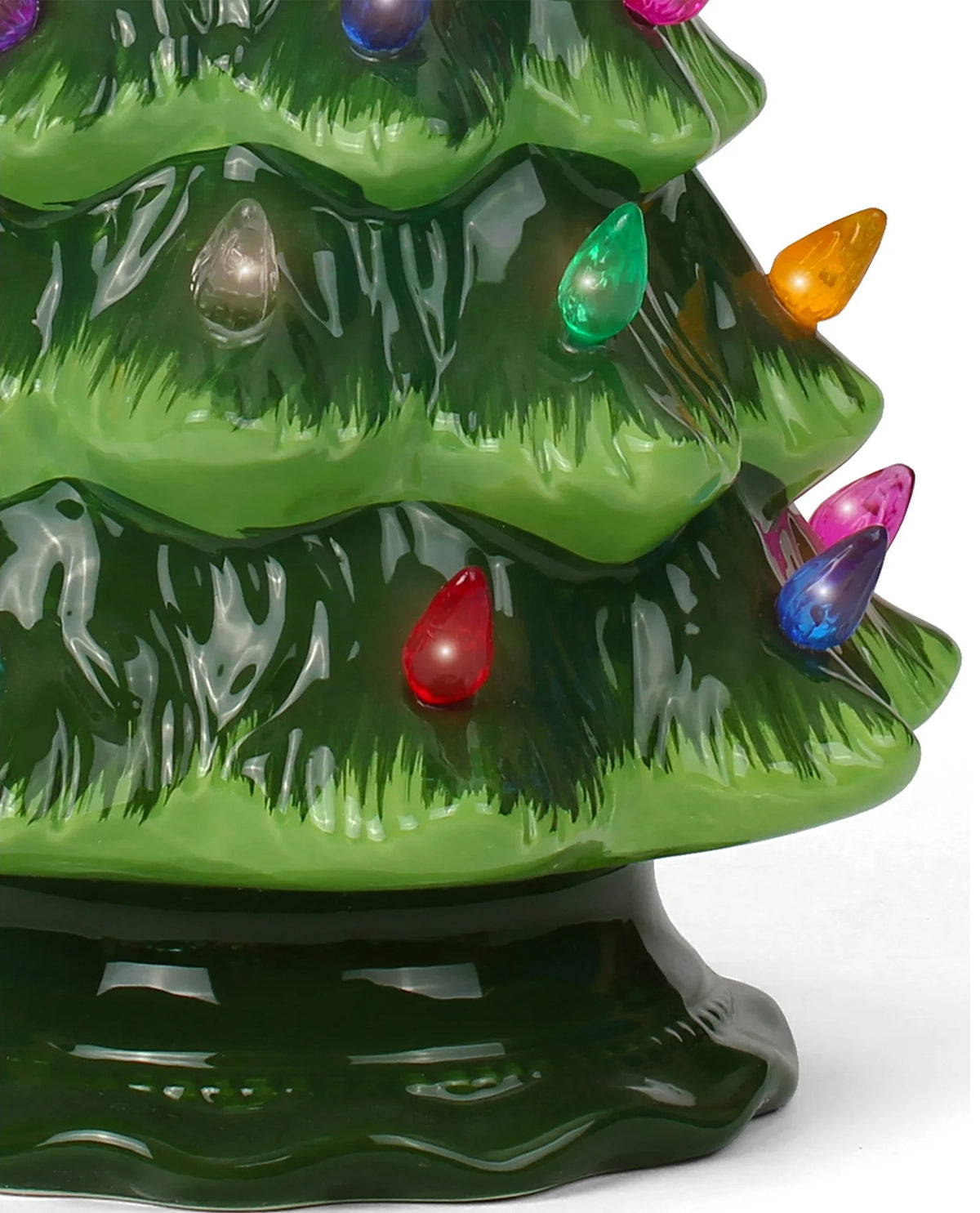 Large Ceramic Tree with Multi Lights & Stand- 11.0"