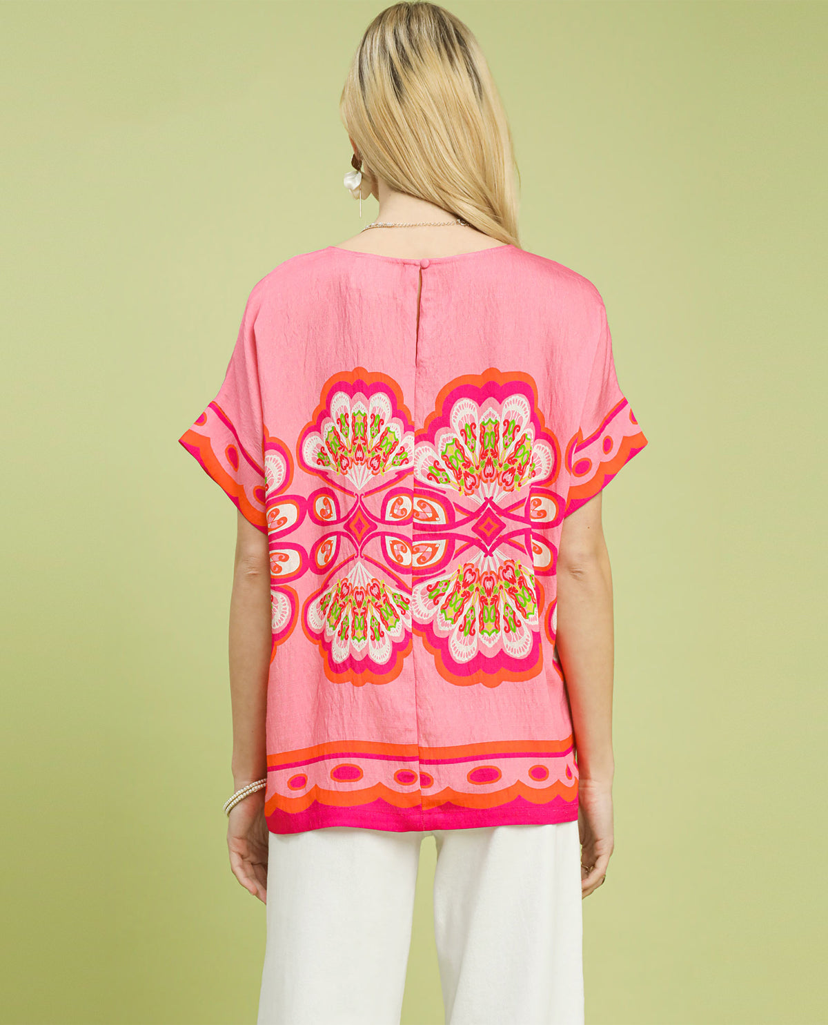 Umgee Medallion Print Top