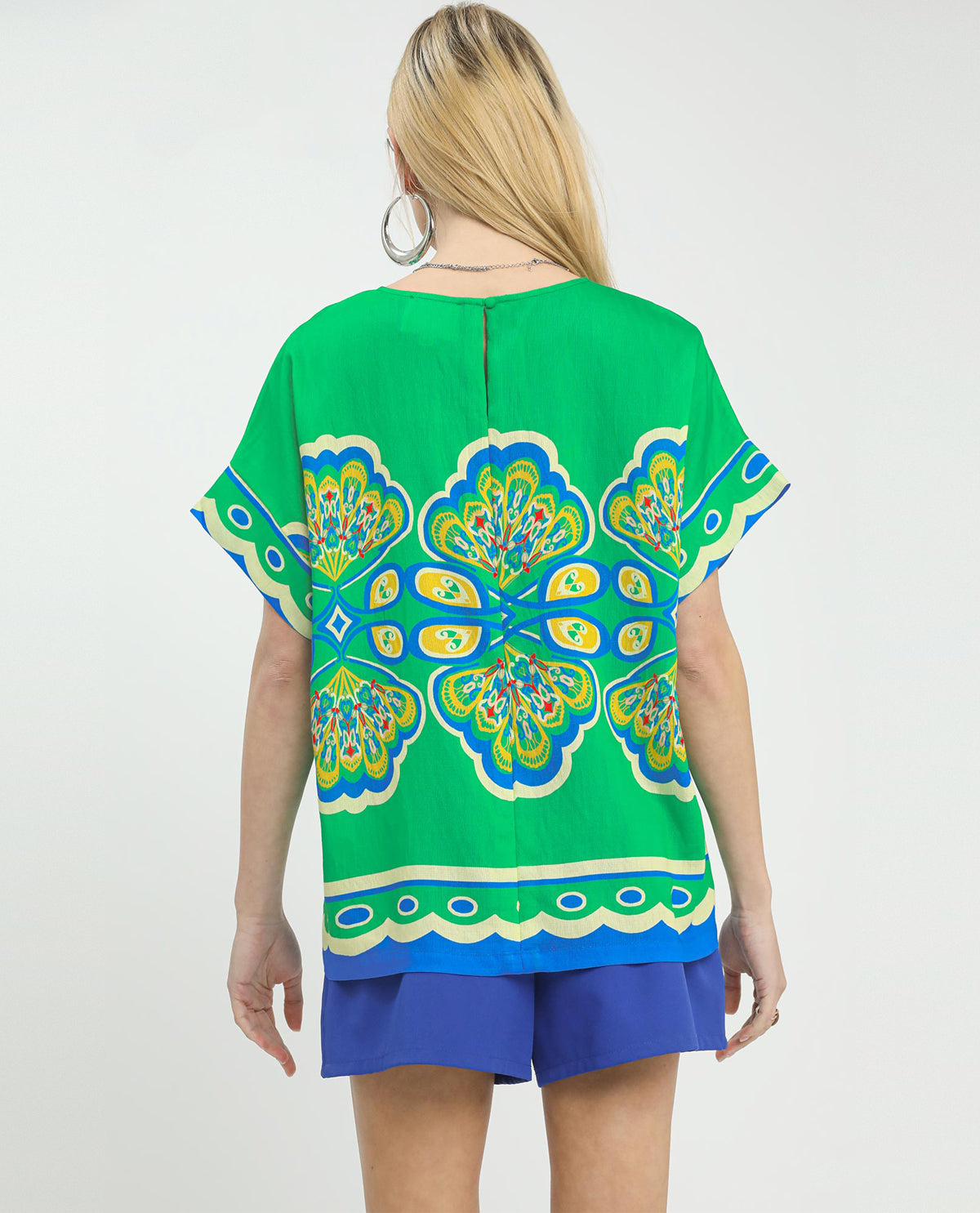 Umgee Medallion Print Top