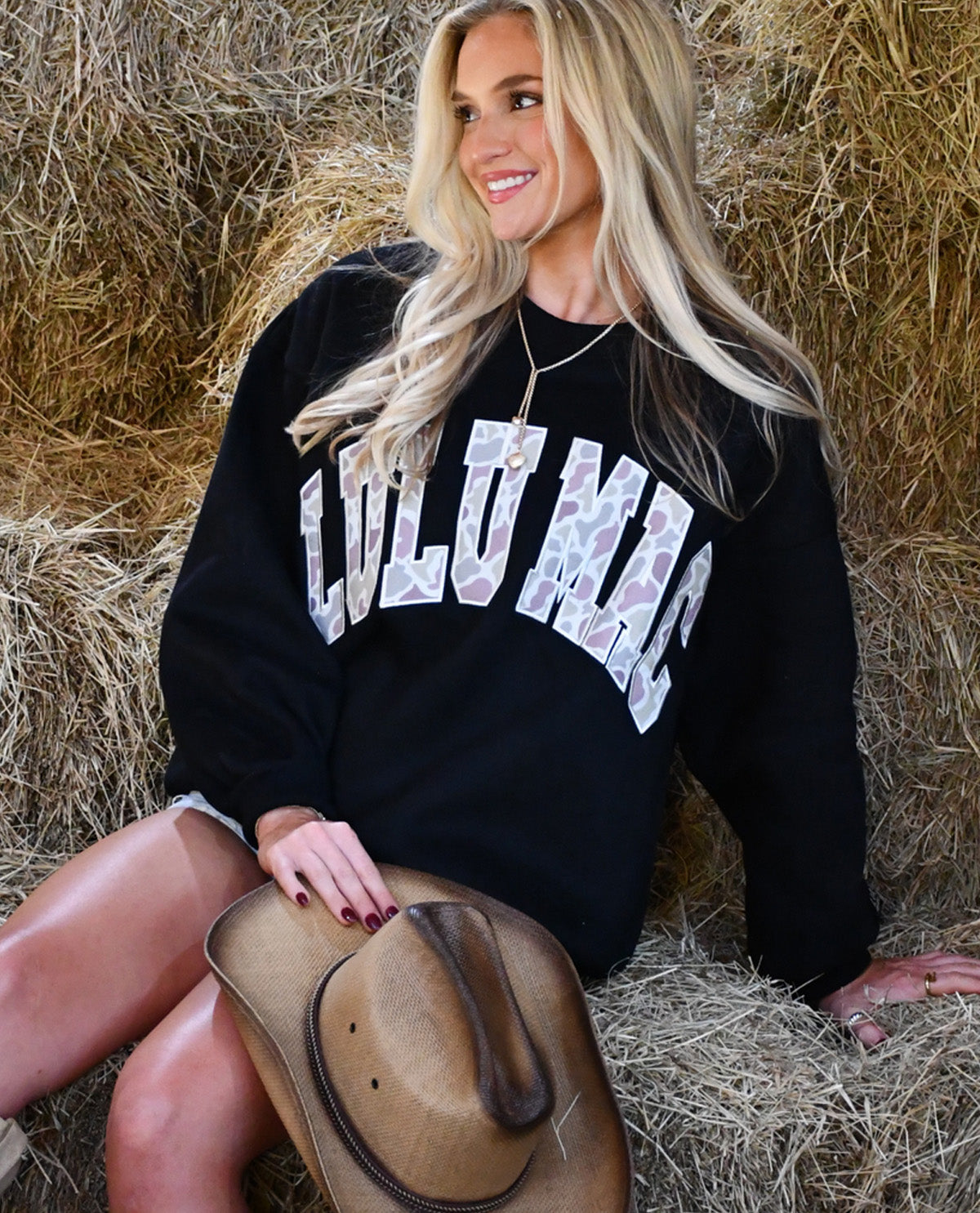 Lulu Mac Sweatshirt Camo Print