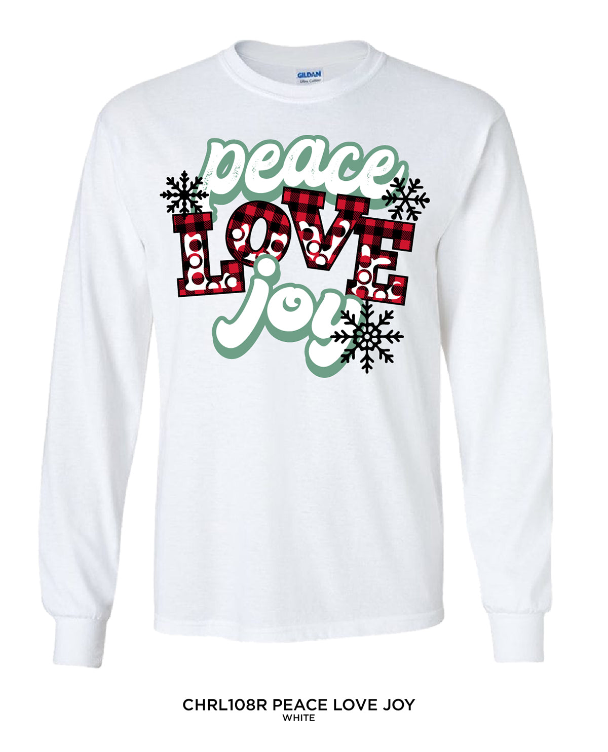 Missy Peace, Love, & Joy Long Sleeve Tee