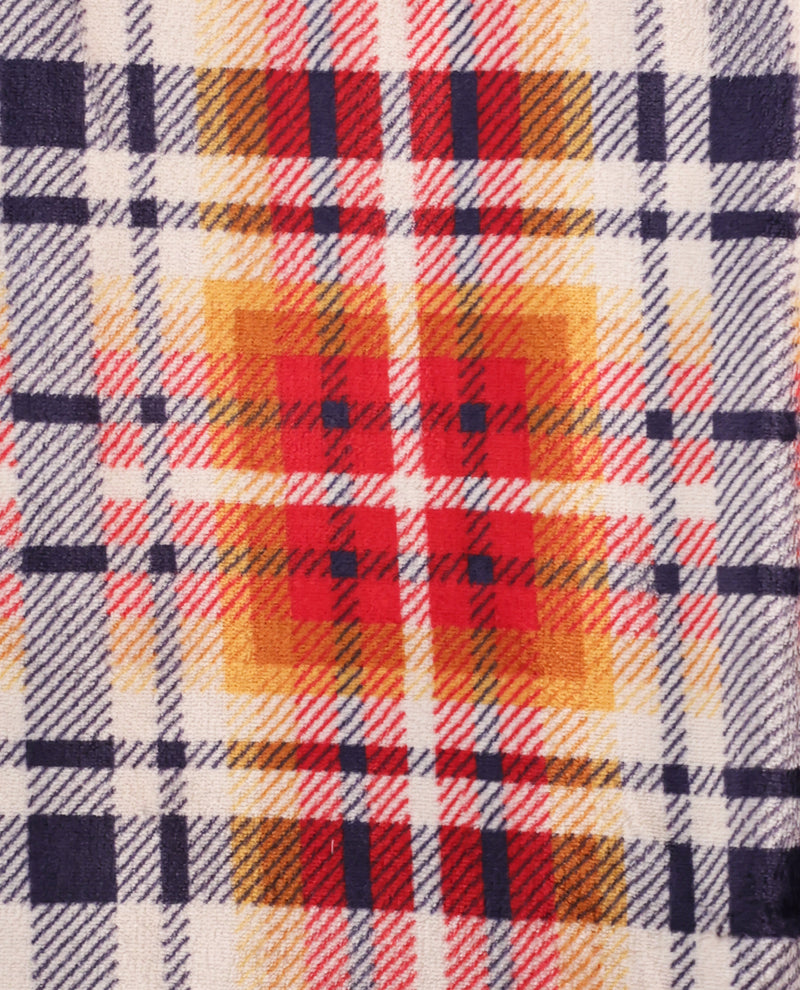 Plaid Velvet Throws 50x70