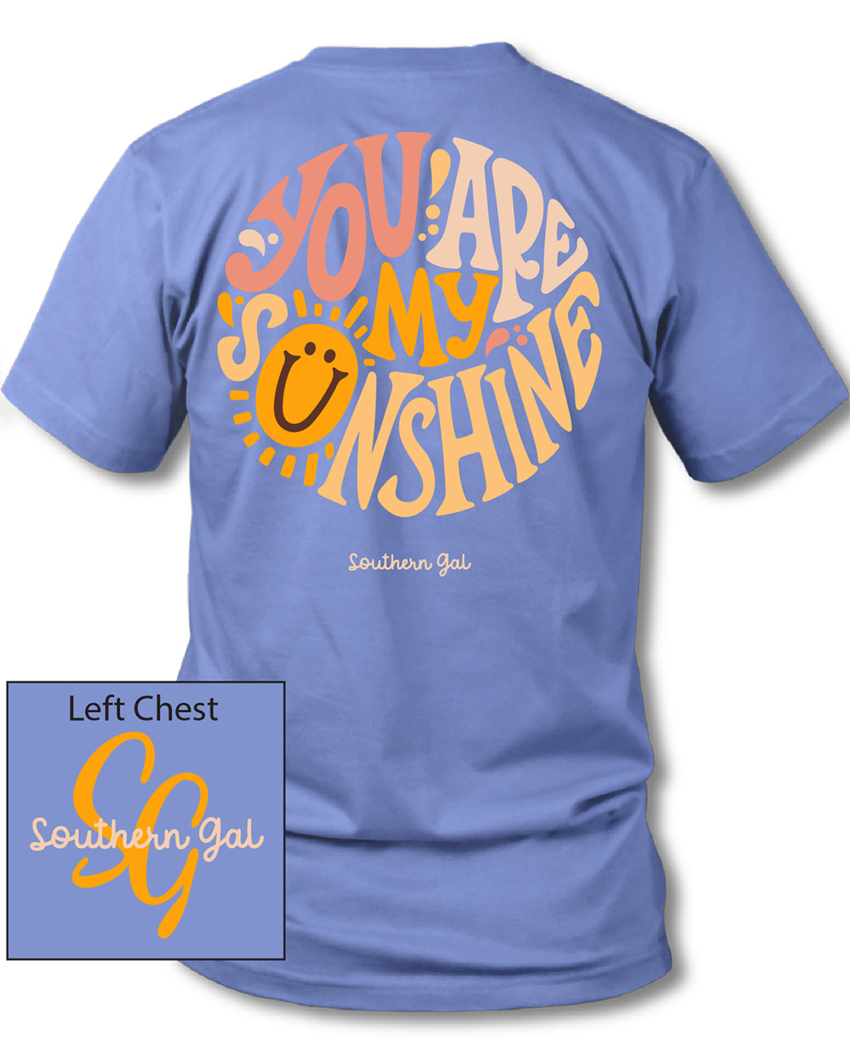 Southern Gal Plus Sunshine Short Sleeve Tee