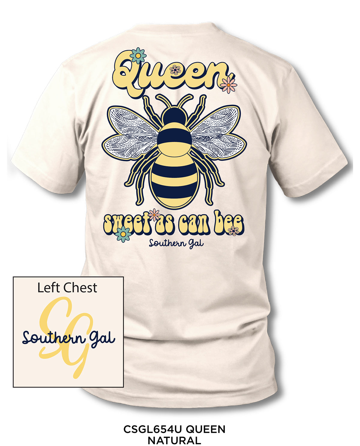 Southern Gal Queen Screen Tee