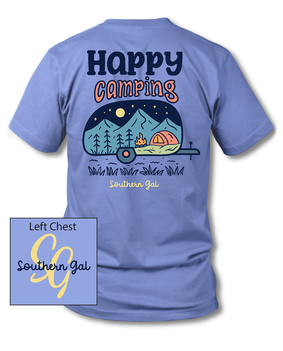 Southern Gal Camping Screen Tee