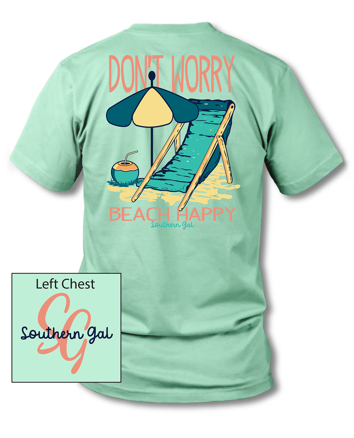 Southern Gal Don't Worry Screen Tee