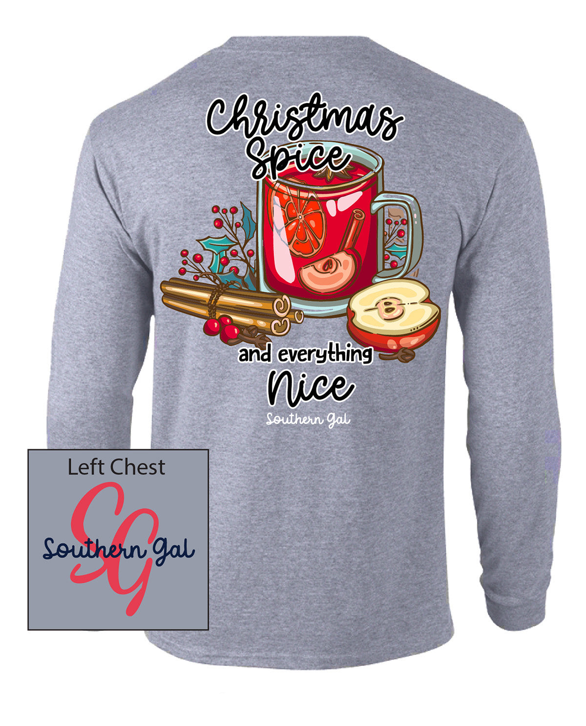 Southern Gal Spice Long Sleeve Tee