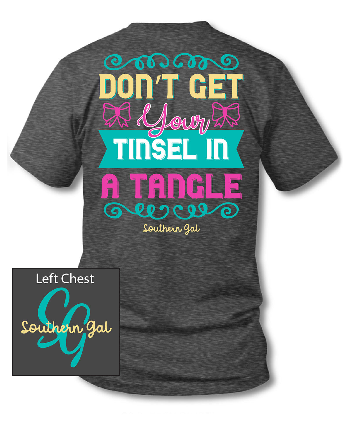 Southern Gal Women's Tinsel In Tangle Short Sleeve Tee