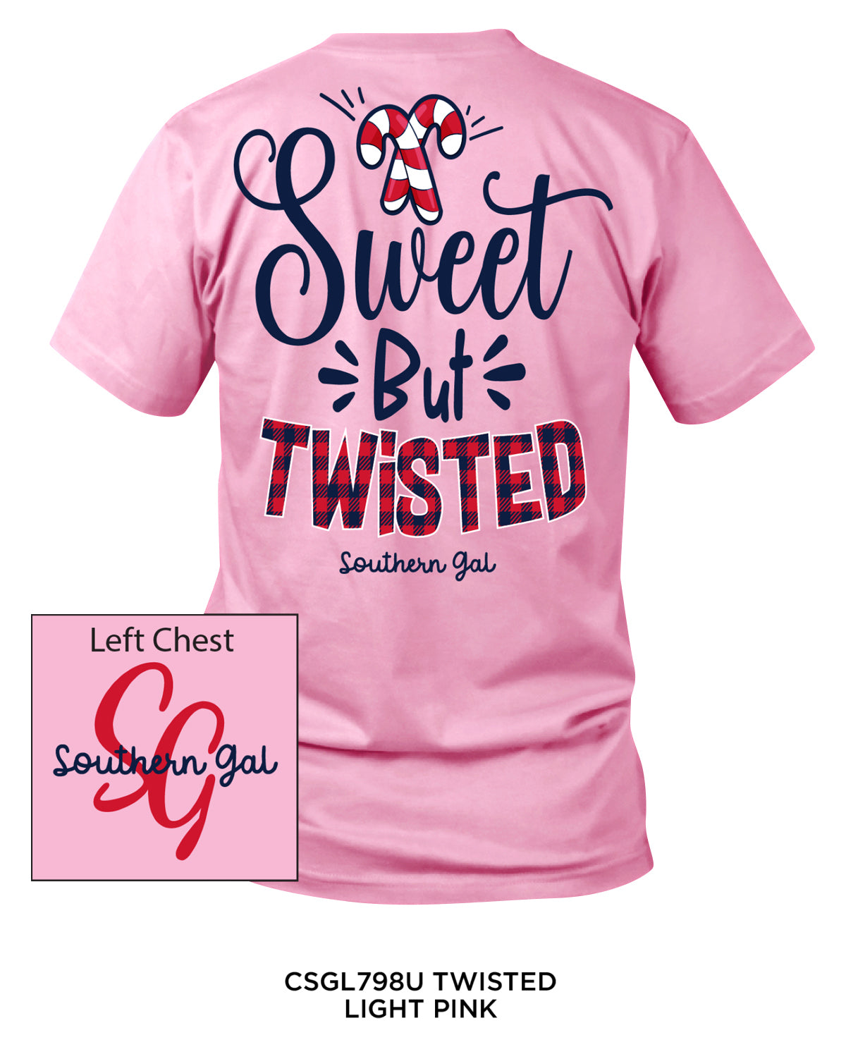 Southern Gal Twisted Short Sleeve Tee