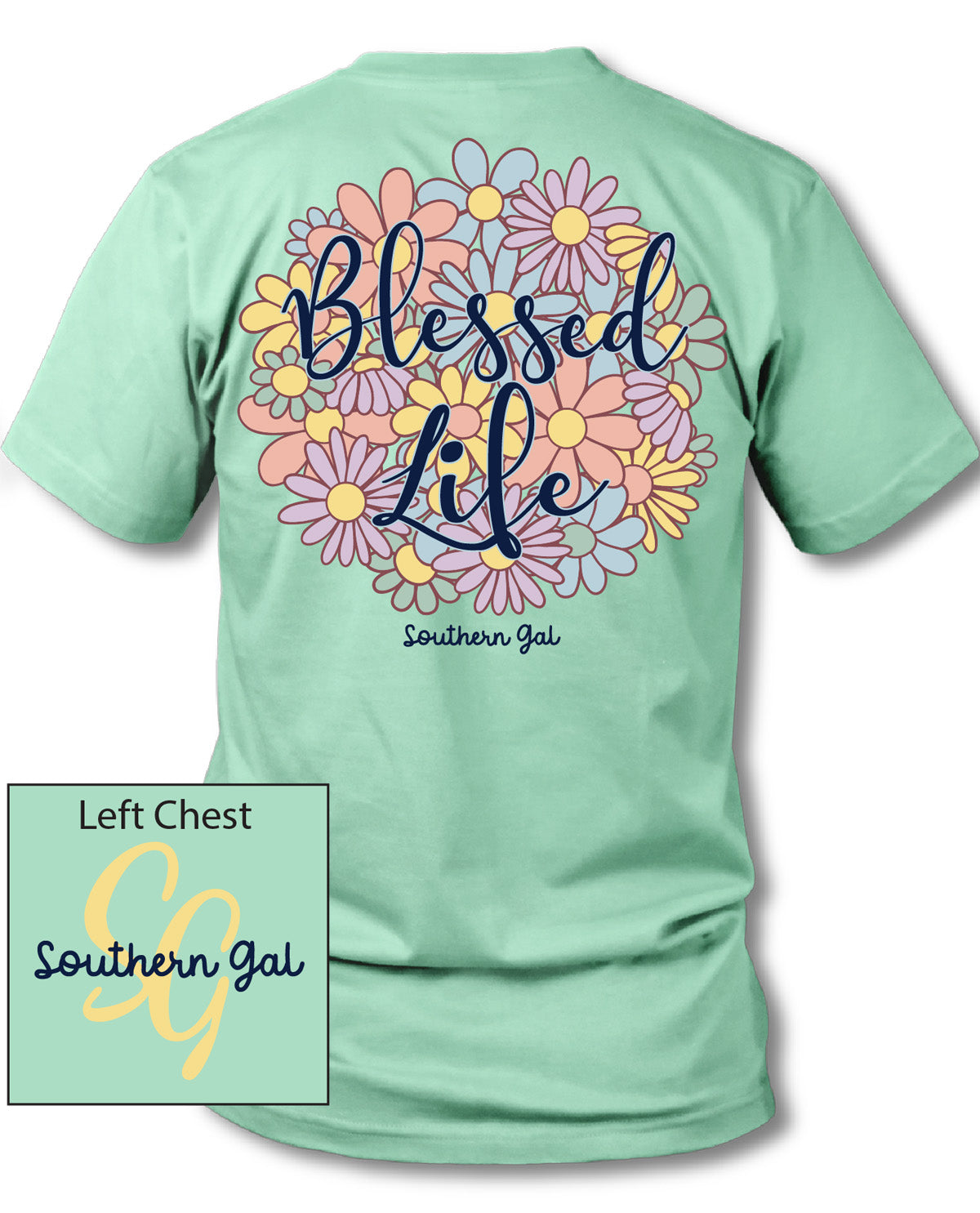 Southern Gal Blessed Short Sleeve Tee