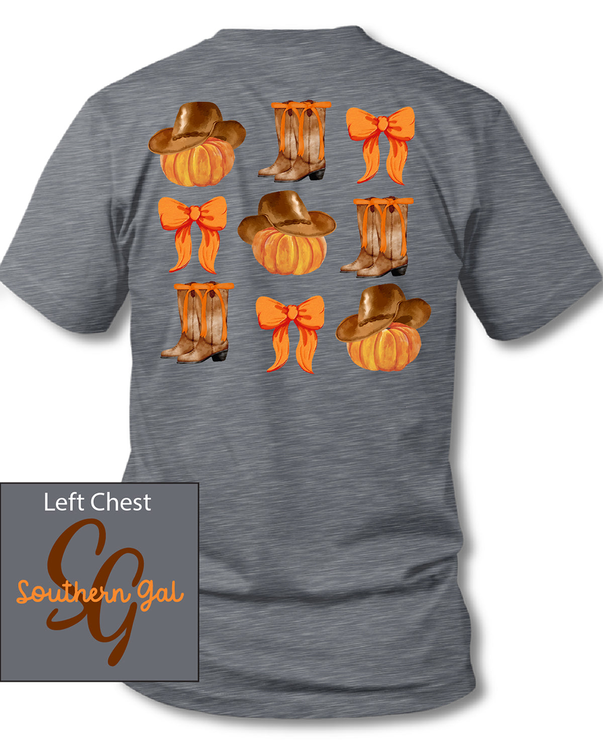 Southern Gal Plus Fall Boots Short Sleeve Graphic T-Shirt