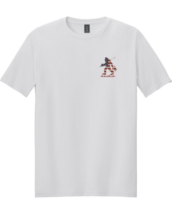 What The Fin Can't Hide It Short Sleeve Tee Silver