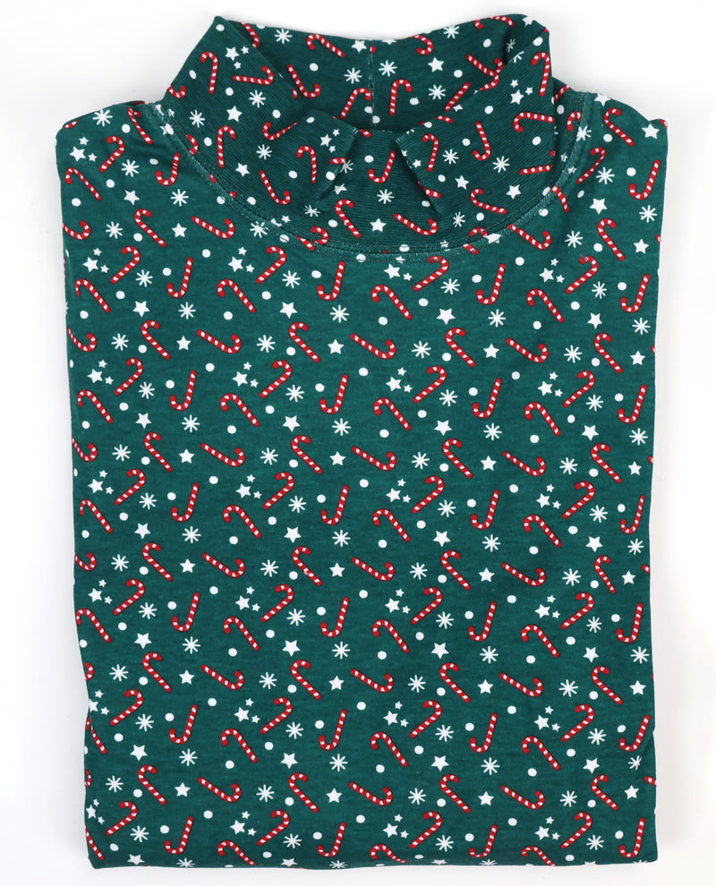 Petite Assorted Printed Mock Neck Tops