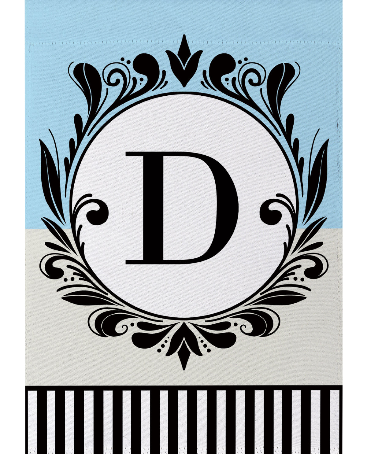 Classic Monogram Garden Flag