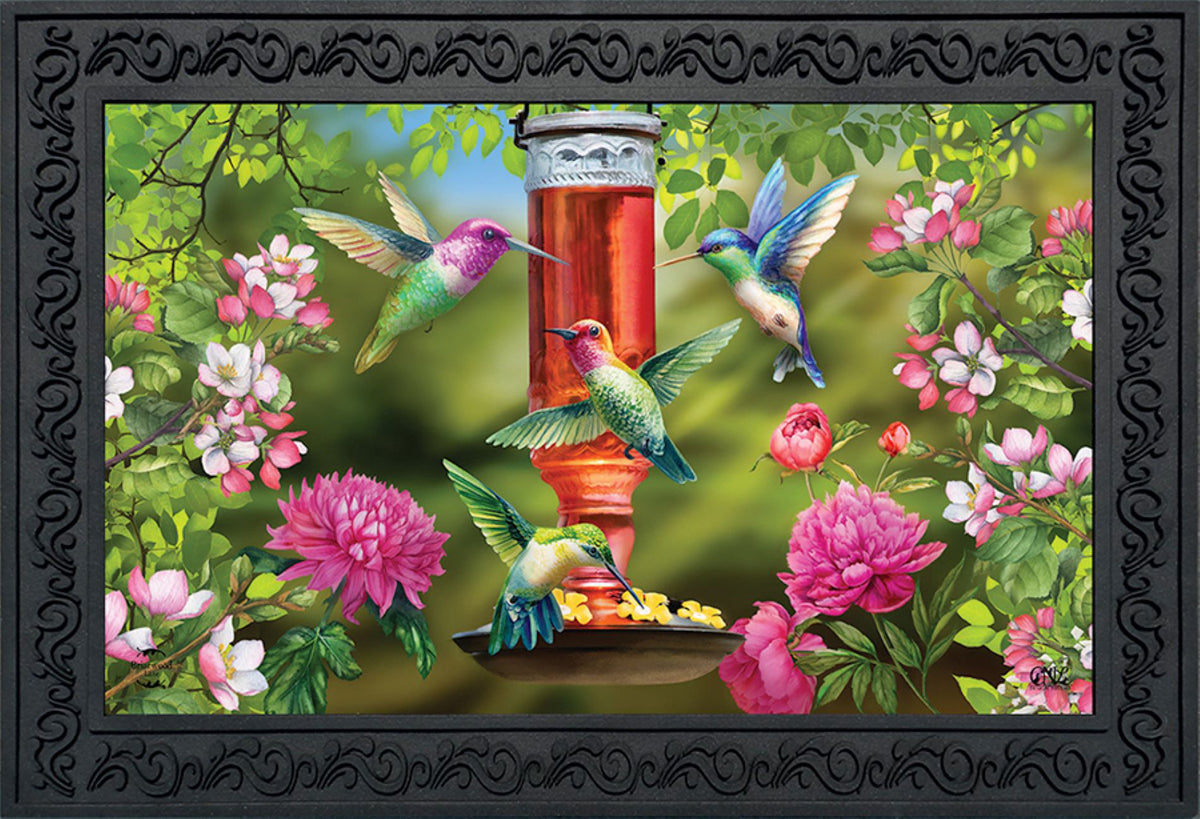 Hummingbird Summer Doormat