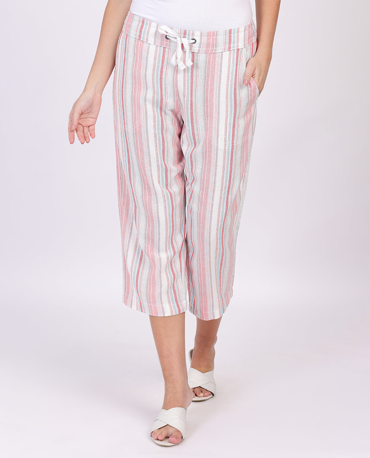 Dash 21" Linen Capri