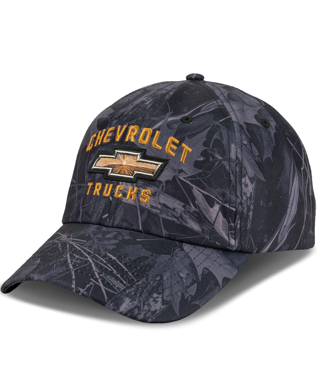Chevrolet Trucks Bow Tie Embroidery Dad Cap Black