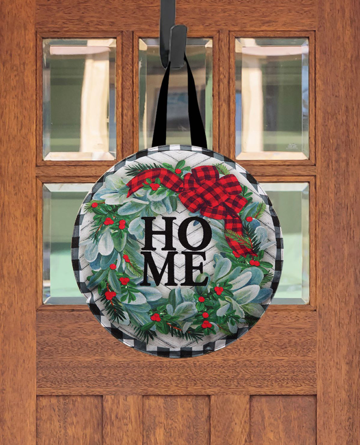 Holiday Winter Wreath Door Decor