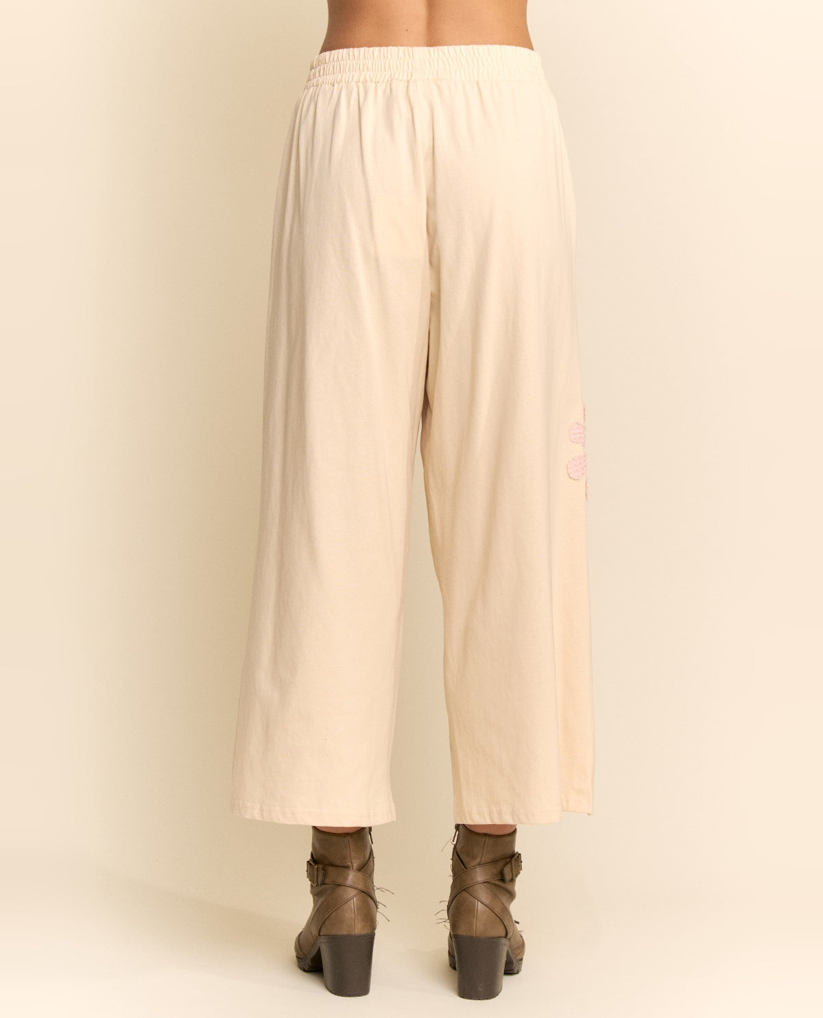 Davi & Dani Patchwork Pant Cream