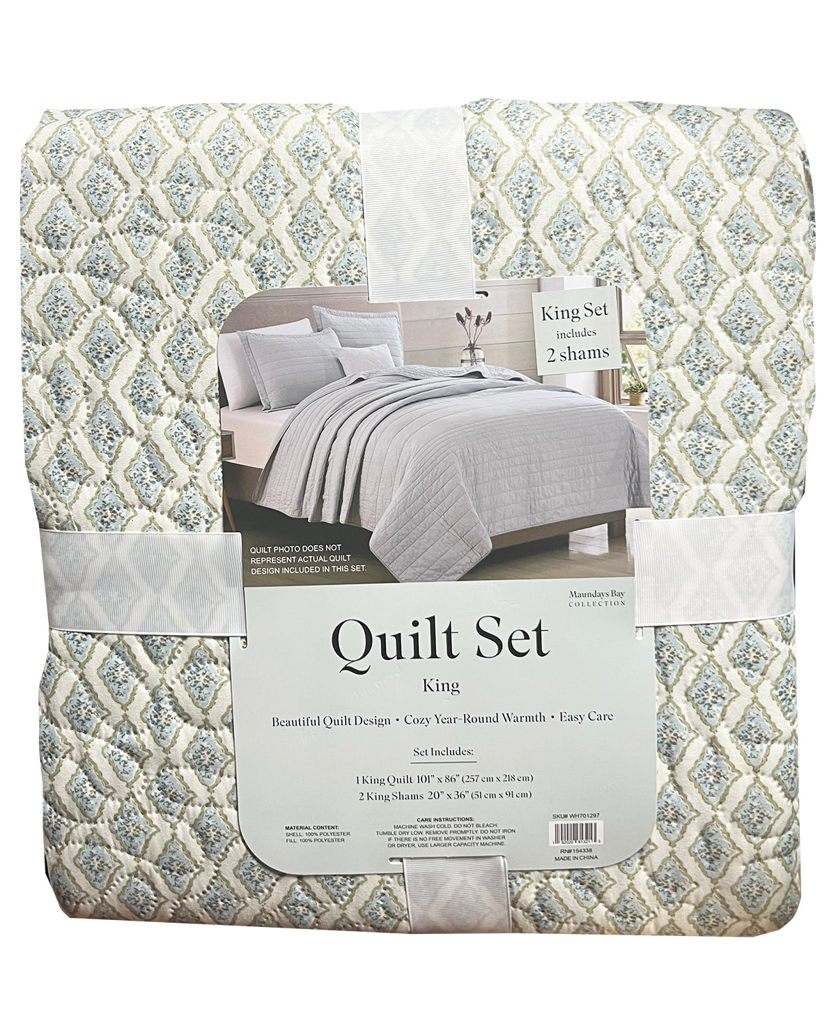 3pc Pinsonic Quilt Set