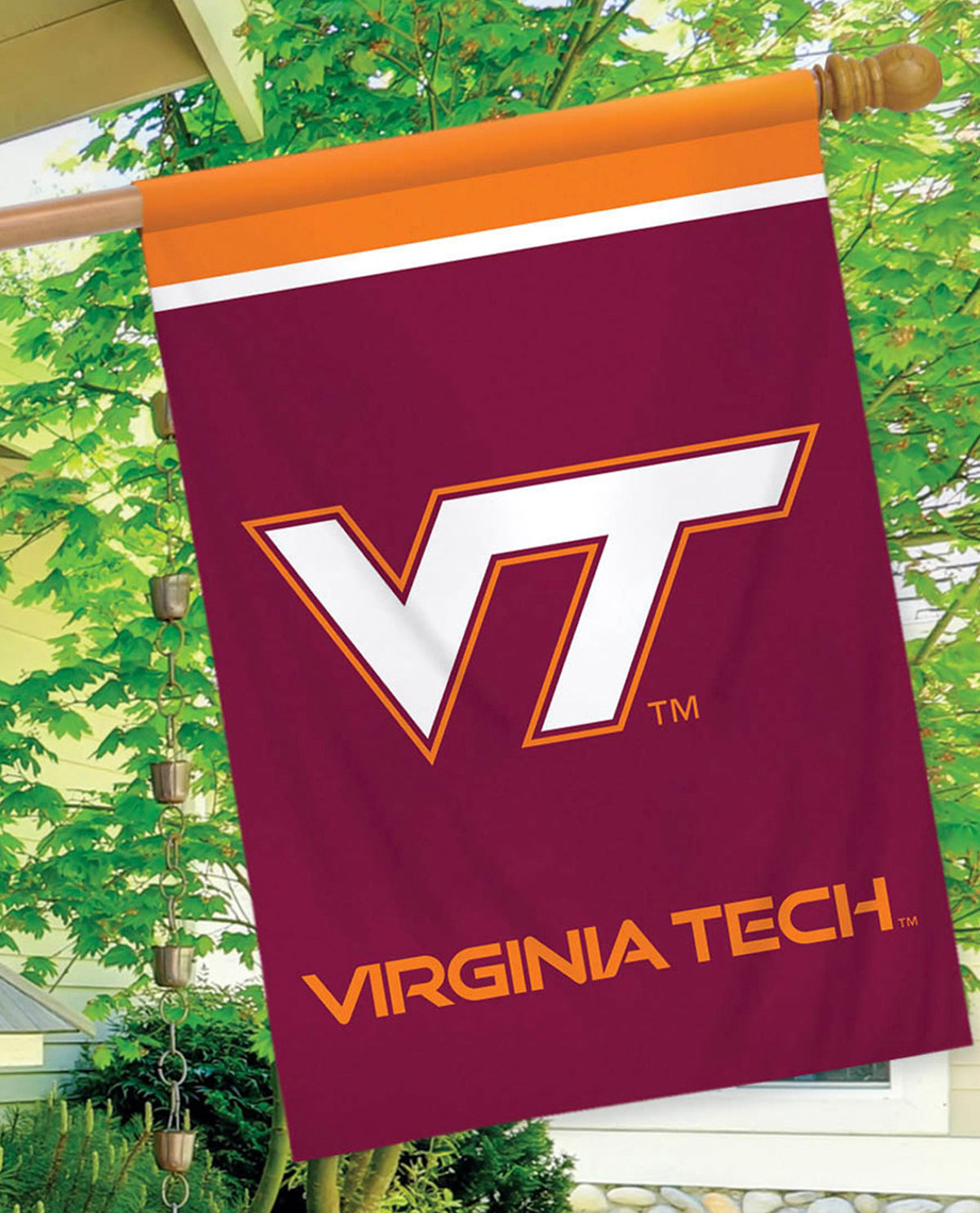 Virginia Tech House Flag