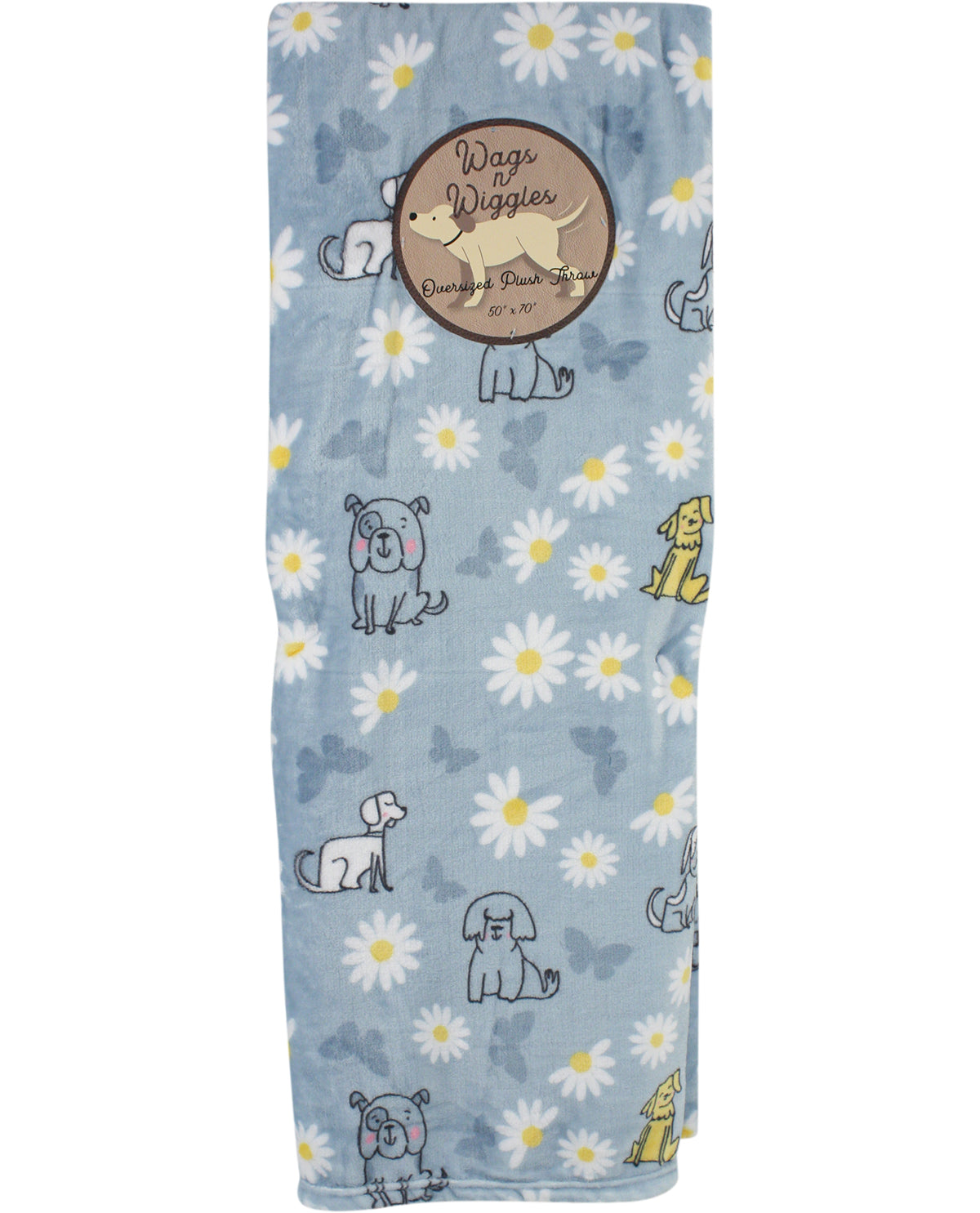 "Dogs, Daisies, And Butterflies Oh My!" Hanging Throw