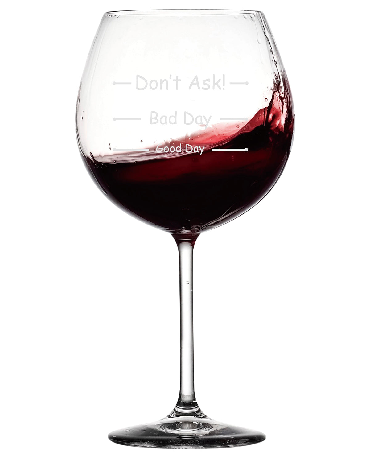 Don't Ask Wine Glass