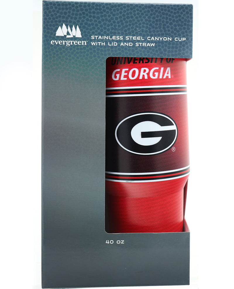40oz. University of Georgia Bulldogs Steel Canyon Tumbler