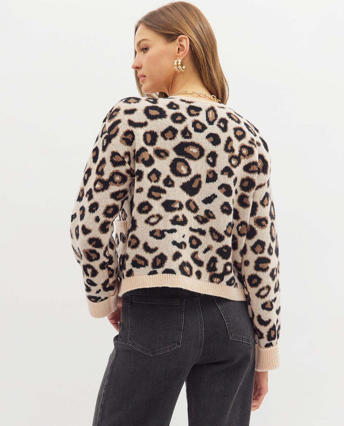 Entro Animal Sweater Taupe