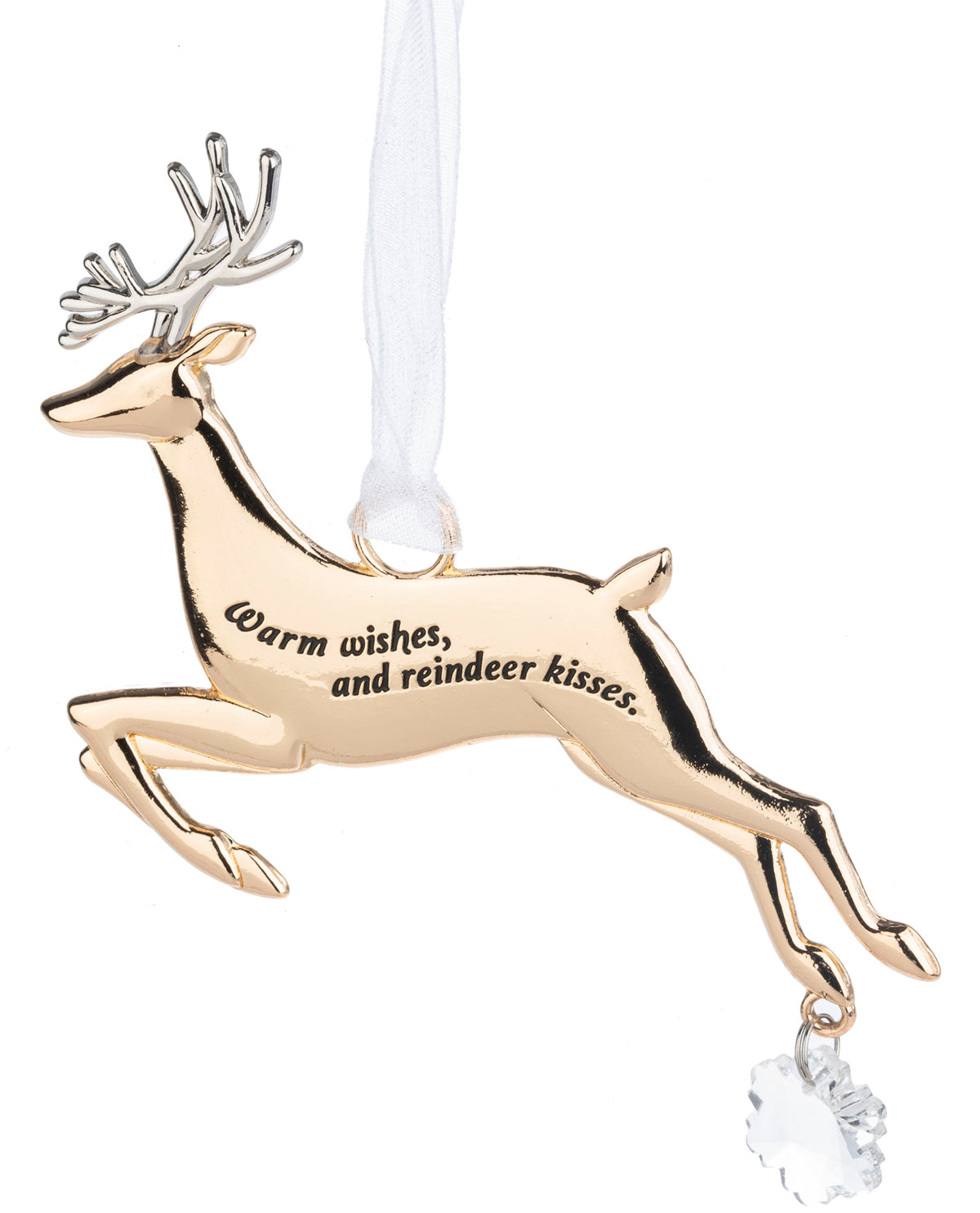 Warm Wishes & Reindeer Kisses Holiday Ornament