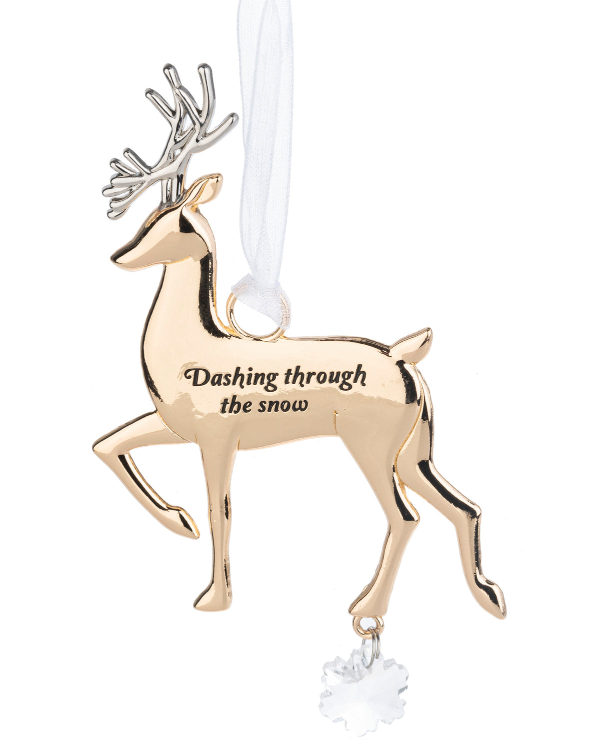 Dashing Through The Snow Holiday Ornament