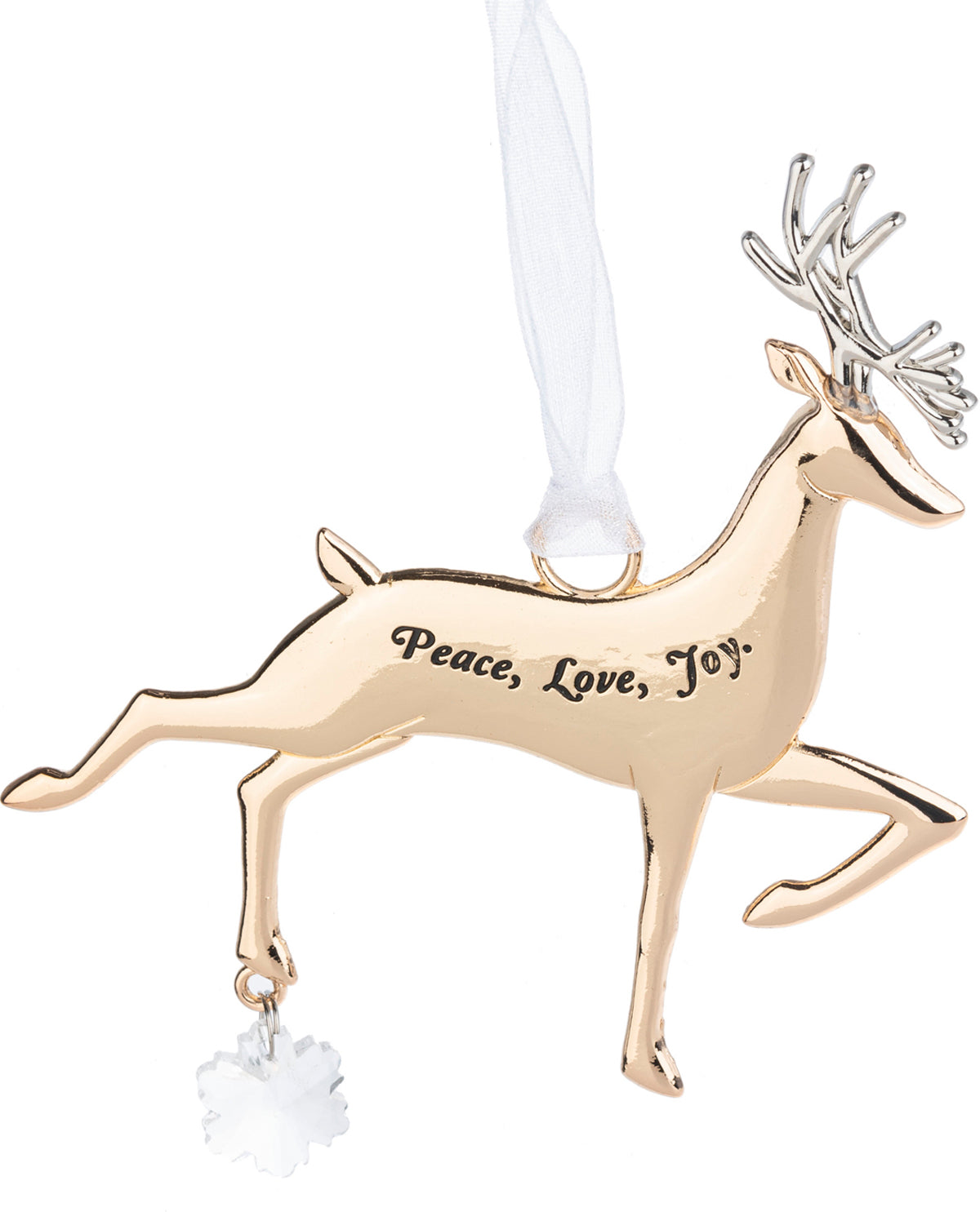 Peace, Love, Joy Holiday Ornament